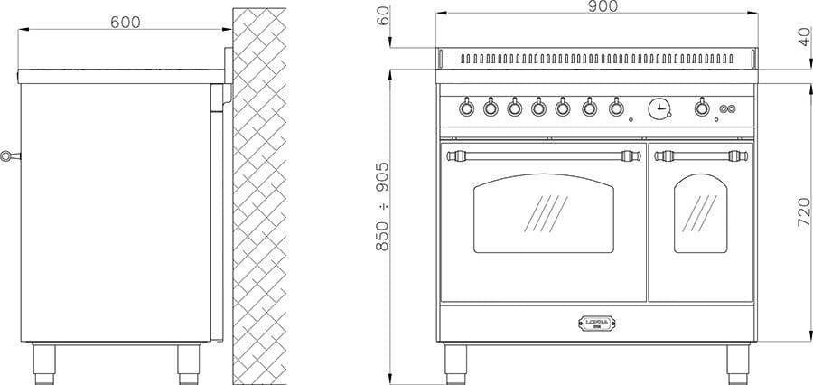 Газовая плита Lofra RBID 96 MFTE