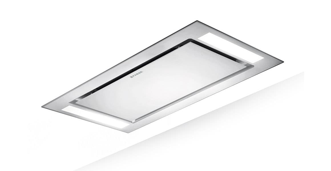 Потолочная вытяжка Faber HEAVEN GLASS 2.0 WH FLAT A120