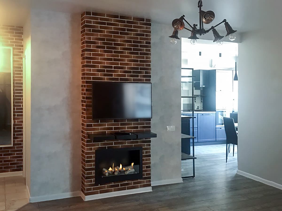 Встроенный биокамин Lux Fire Кабинет 730 S