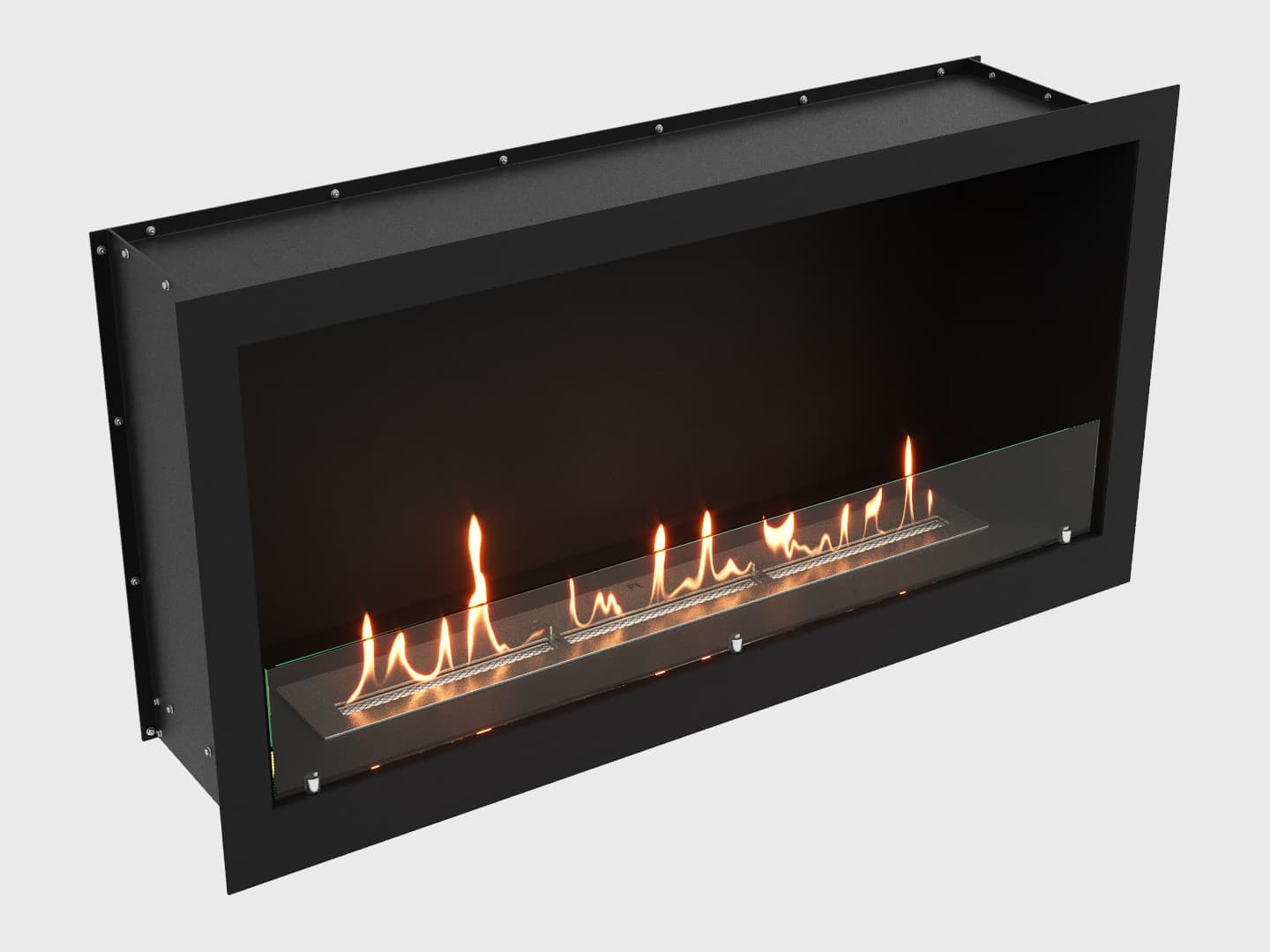 Встроенный биокамин Lux Fire Кабинет 1210 М