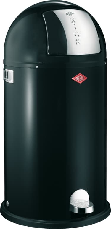 Контейнер для мусора Wesco 177731-62 с заслонкой и педалью 40 л черный