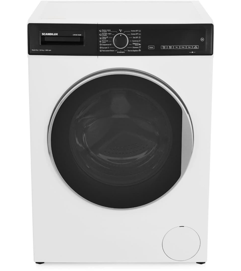 Отдельностоящая стиральная машина с сушкой SCANDILUX LWD3D9649
