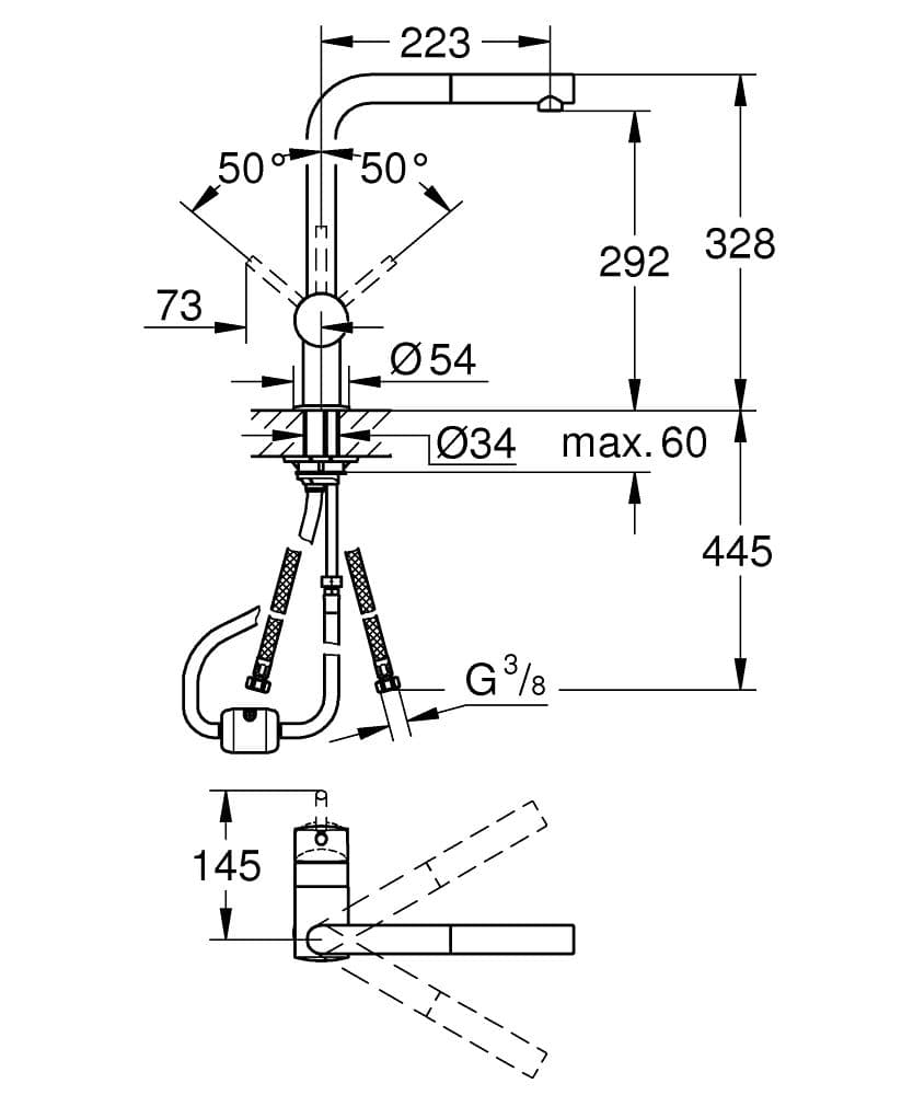 Смеситель Grohe Minta 32168DC0