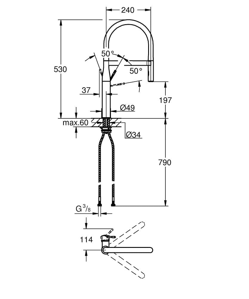 Смеситель Grohe Essence 30294DC0