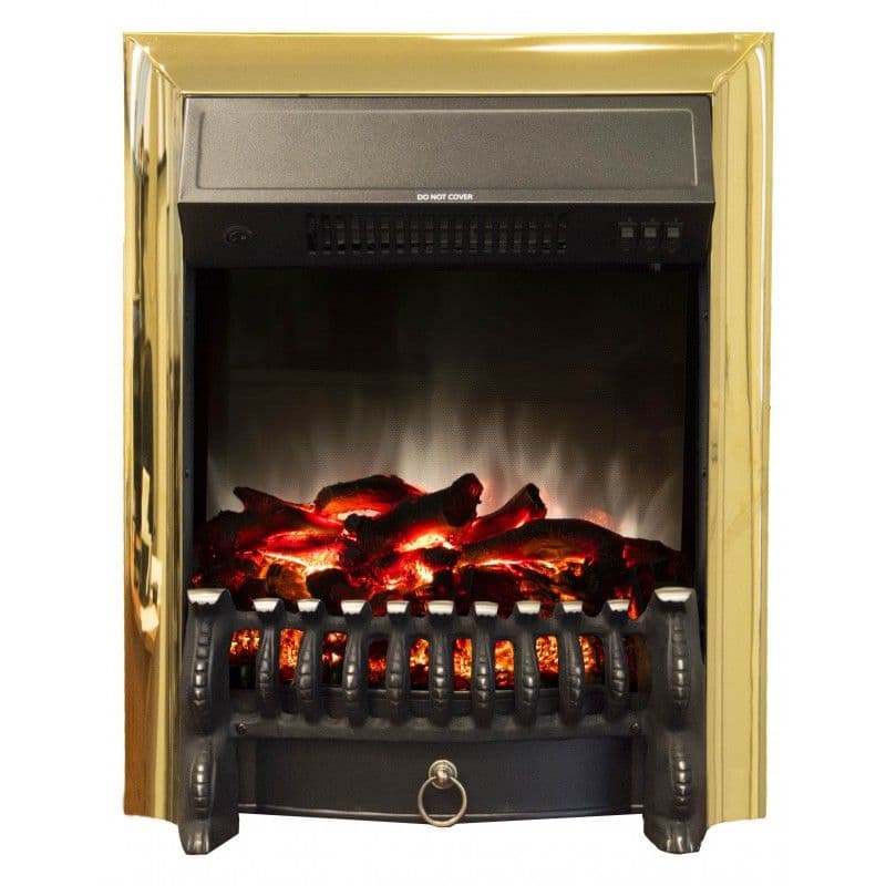 Электрокамин Real Flame Fobos Lux Brass